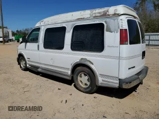 2002 Chevrolet Express with VIN 1GBFG15R221214329, listed as a Copart auction lot 49664955 with 108,408 mi miles and Clean Title. Bid and sale history available at carsss.com. Image 2.