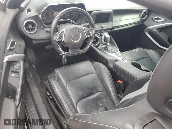 2019 Chevrolet Camaro 2LT with VIN 1G1FD1RS6K0128733, listed as a Copart auction lot 71261834 with 0 mi miles and Salvage Title. Bid and sale history available at carsss.com. Image 8.