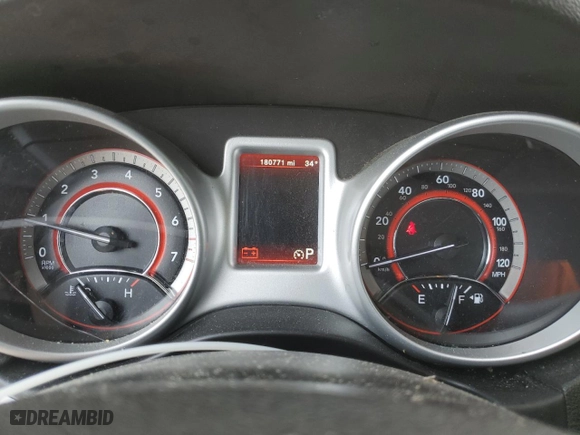 2018 Dodge Journey SE with VIN 3C4PDCAB1JT375632, listed as a Copart auction lot 86260934 with 180,771 mi miles and Salvage Title. Bid and sale history available at carsss.com. Image 9.