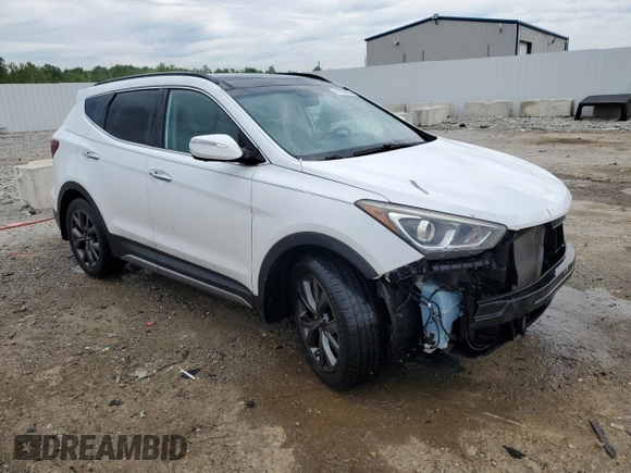 2017 Hyundai Santa Fe Ultimate с VIN 5XYZW4LA0HG494822, выставлен на аукционе Copart как лот 55850655 с пробегом 74 984 миль миль и Списание • Salvage title. История ставок и продаж доступна на DreamBid. Изображение 4.