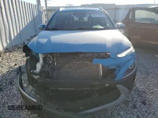 2022 Hyundai Kona SEL with VIN KM8K6CAB2NU901746, listed as a Copart auction lot 48111325 with 35,367 mi miles and Salvage Title. Bid and sale history available at DreamBid. Image 5.