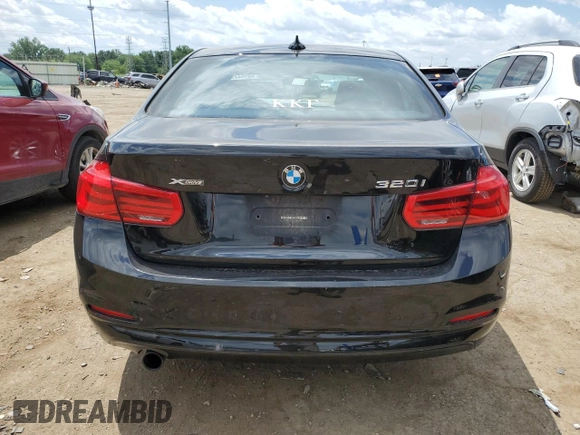 2017 BMW 3 Series 320i xDrive with VIN WBA8E5G37HNU43470, listed as a Copart auction lot 63482795 with 111,647 mi miles and Salvage title. Bid and sale history available at DreamBid. Image 6.