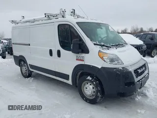2019 Ram ProMaster Cargo with VIN 3C6TRVAG0KE516405, listed as a IAAI auction lot 41463112 with 144,320 mi miles and . Bid and sale history available at carsss.com. Image 1.