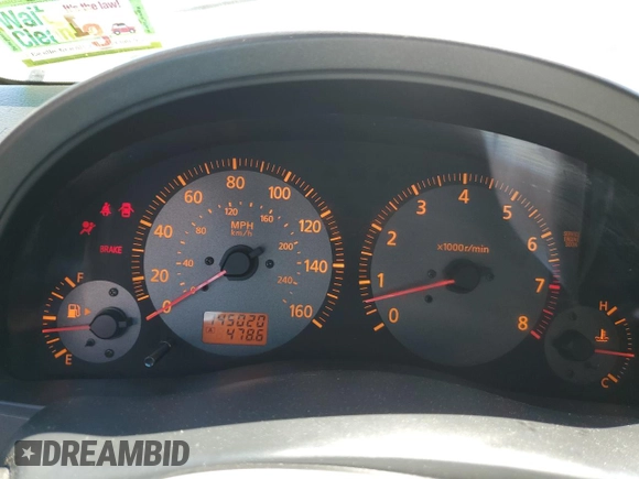 2003 Infiniti G35 w/Leather with VIN JNKCV54E33M207821, listed as a Copart auction lot 54410365 with 145,020 mi miles and Salvage Title. Bid and sale history available at DreamBid. Image 9.
