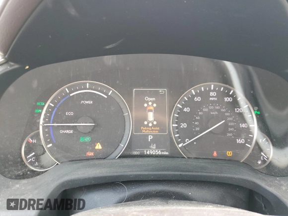 2016 Lexus RX 450h with VIN 2T2BGMCA2GC002702, listed as a Copart auction lot 55608805 with 149,056 mi miles and Salvage title. Bid and sale history available at DreamBid. Image 9.