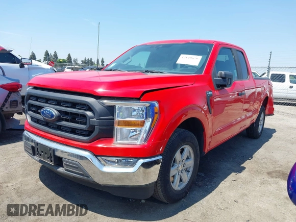 2021 Ford F-150 XL with VIN 1FTEX1C82MKE57427, listed as a IAAI auction lot 42149679 with 52,014 mi miles and . Bid and sale history available at DreamBid. Image 14.