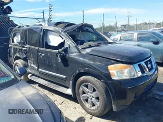 2011 Nissan Armada SV with VIN 5N1BA0ND0BN614873, listed as a IAAI auction lot 41739694 with 141,954 mi miles and . Bid and sale history available at DreamBid. Image 13.