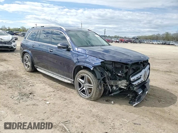 2022 Mercedes-Benz GLS 450 with VIN 4JGFF5KE2NA805414, listed as a Copart auction lot 50157484 with 18,903 mi miles and Salvage Title. Bid and sale history available at DreamBid. Image 11.