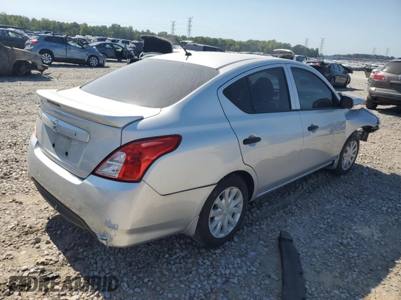 2015 Nissan Versa S Plus with VIN 3N1CN7AP8FL841128, listed as a Copart auction lot 73739444 with Not Provided miles and Salvage Title. Bid and sale history available at carsss.com. Image 3.
