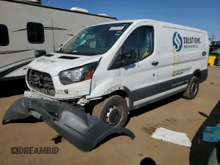 2017 Ford Transit with VIN 1FTYR1YG6HKB25598, listed as a Copart auction lot 69926424 with 104,473 mi miles and Salvage Title. Bid and sale history available at carsss.com. Image 1.