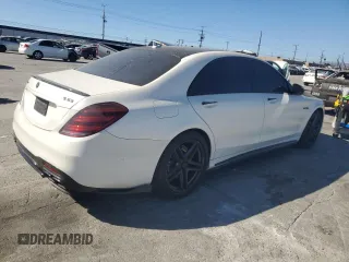 2018 Mercedes-Benz S 63 AMG with VIN WDDUG8JB6JA418611, listed as a Copart auction lot 74200443 with 43,380 mi miles and . Bid and sale history available at DreamBid. Image 3.