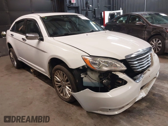 2012 Chrysler 200 Limited with VIN 1C3CCBCG0CN308404, listed as a IAAI auction lot 42063337 with 104,493 mi miles and . Bid and sale history available at DreamBid. Image 1.
