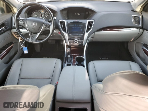 2016 Acura TLX with VIN 19UUB1F34GA006652, listed as a Copart auction lot 59721815 with 130,863 mi miles and Salvage title. Bid and sale history available at DreamBid. Image 8.
