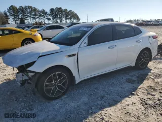 2019 Kia Optima SX with VIN 5XXGW4L20KG330613, listed as a Copart auction lot 41571785 with 49,811 mi miles and Salvage Title. Bid and sale history available at carsss.com. Image 1.