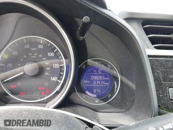 2016 Honda Fit LX with VIN JHMGK5H58GX034743, listed as a IAAI auction lot 42113760 with 98,283 mi miles and . Bid and sale history available at DreamBid. Image 7.