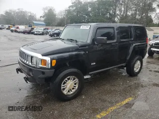 2007 Hummer H3 SUV with VIN 5GTDN13E578246319, listed as a Copart auction lot 44727545 with 117,995 mi miles and Salvage Title. Bid and sale history available at carsss.com. Image 1.