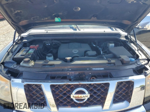 2011 Nissan Titan SL with VIN 1N6BA0EC4BN319994, listed as a Copart auction lot 55088175 with 103,008 mi miles and Salvage title. Bid and sale history available at DreamBid. Image 11.