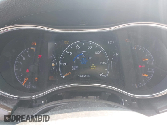 2018 Jeep Grand Cherokee Limited z VIN 1C4RJFBG5JC389364, wystawiony jako IAAI lot #42480448 z przebiegiem 160 280 mil mil oraz . Historia ofert i sprzedaży dostępna na DreamBid. Obrazek 7.