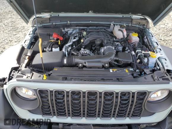 2024 Jeep Wrangler Sport S with VIN 1C4PJXAG2RW335190, listed as a Copart auction lot 51767465 with 2,717 mi miles and Salvage title. Bid and sale history available at DreamBid. Image 12.