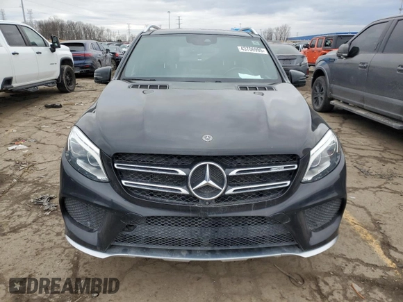 2018 Mercedes-Benz GLE 43 AMG with VIN 4JGDA6EB8JB004763, listed as a Copart auction lot 43706995 with 98,423 mi miles and Clean Title. Bid and sale history available at DreamBid. Image 5.