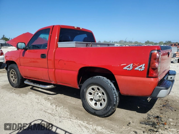 2006 Chevrolet Silverado 1500 Work Truck with VIN 3GCEK14X16G268945, listed as a Copart auction lot 49588845 with 277,444 mi miles and Salvage Title. Bid and sale history available at carsss.com. Image 2.