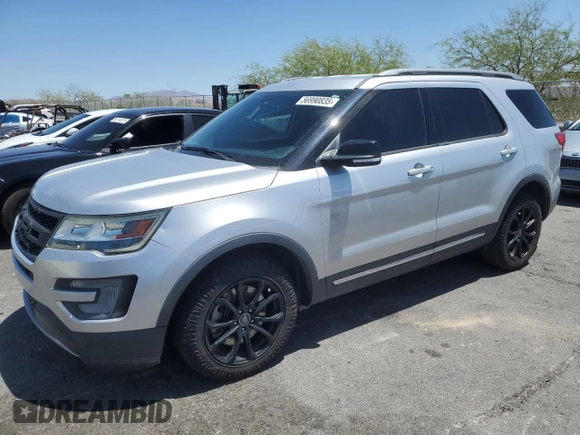 2017 Ford Explorer XLT with VIN 1FM5K7D81HGB22079, listed as a Copart auction lot 56990835 with 85,381 mi miles and Salvage title. Bid and sale history available at DreamBid. Image 1.
