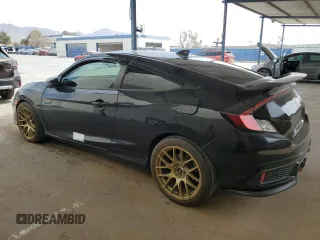 2017 Honda Civic Si with VIN 2HGFC3A59HH755511, listed as a Copart auction lot 50388225 with 82,420 mi miles and Salvage Title. Bid and sale history available at DreamBid. Image 2.