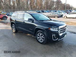 2020 GMC Acadia SLT with VIN 1GKKNUL44LZ214462, listed as a Copart auction lot 77817524 with 95,590 mi miles and Salvage title. Bid and sale history available at DreamBid. Image 4.