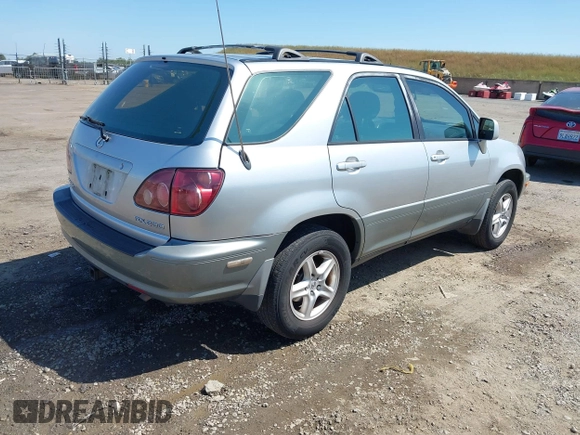 2000 Lexus RX 300 with VIN JT6HF10U5Y0108675, listed as a IAAI auction lot 42139721 with 256,442 mi miles. Bid and sale history available at carsss.com. Image 4.