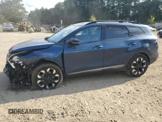 2023 Kia Sportage Plug-In Hybrid X-Line with VIN KNDPYDAH6P7059770, listed as a Copart auction lot 71320054 with 43,355 mi miles and Salvage Title. Bid and sale history available at carsss.com. Image 1.