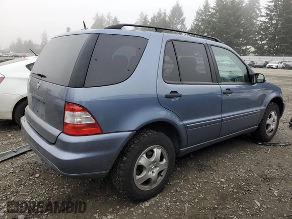 2004 Mercedes-Benz M-Class 3.5L with VIN 4JGAB57E74A489344, listed as a Copart auction lot 81976244 with 307,762 mi miles and Salvage Title. Bid and sale history available at carsss.com. Image 3.