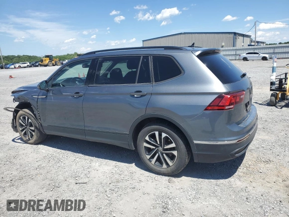 2023 Volkswagen Tiguan S с VIN 3VVRB7AX0PM043901, выставлен на аукционе Copart как лот 58139435 с пробегом 21 228 миль миль и Списание • Salvage title. История ставок и продаж доступна на DreamBid. Изображение 2.