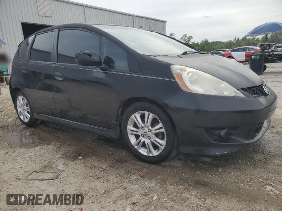 2009 Honda Fit Sport with VIN JHMGE88479S060797, listed as a Copart auction lot 54009135 with 167,914 mi miles and Salvage Title. Bid and sale history available at carsss.com. Image 4.