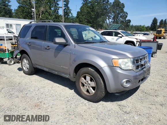 2008 Ford Escape XLT with VIN 1FMCU93178KD13844, listed as a Copart auction lot 59428785 with 257,847 mi miles and Salvage title. Bid and sale history available at DreamBid. Image 4.