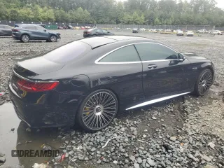 2018 Mercedes-Benz S 63 AMG with VIN WDDXJ8JB6JA032463, listed as a Copart auction lot 72035634 with Not Provided miles and Salvage Title. Bid and sale history available at DreamBid. Image 3.