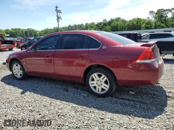 2006 Chevrolet Impala LT 3.9L with VIN 2G1WC581469178240, listed as a Copart auction lot 55723455 with 186,811 mi miles and Clean Title. Bid and sale history available at DreamBid. Image 2.