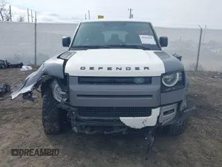 2022 Land Rover Defender S with VIN SALEJERX0N2075186, listed as a IAAI auction lot 41626458 with 79,500 mi miles and . Bid and sale history available at DreamBid. Image 12.