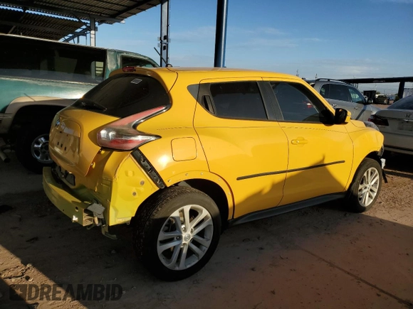 2016 Nissan Juke S z VIN JN8AF5MR1GT601892, wystawiony jako Copart lot #56599415 z przebiegiem 164 097 mil mil oraz Szkoda całkowita • Salvage title. Historia ofert i sprzedaży dostępna na DreamBid. Obrazek 3.