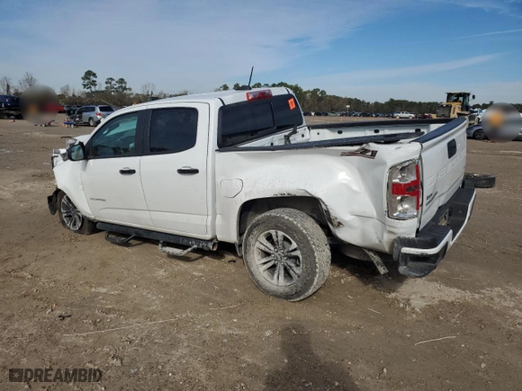 2021 Chevrolet Colorado 2WD Z71 with VIN 1GCGSDEN1M1200745, listed as a Copart auction lot 87751735 with 44,863 mi miles and Salvage Title. Bid and sale history available at carsss.com. Image 2.
