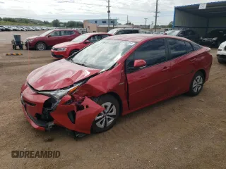 2016 Toyota Prius Four with VIN JTDKARFU5G3527593, listed as a Copart auction lot 50640885 with 81,338 mi miles and Non Repairable. Bid and sale history available at carsss.com. Image 1.