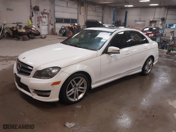 2014 Mercedes-Benz C-Class C 300 Sport with VIN WDDGF8AB5EA948820, listed as a IAAI auction lot 41546193 with 169,559 mi miles. Bid and sale history available at carsss.com. Image 18.
