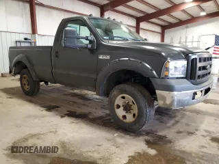 2007 Ford F-250 XL with VIN 1FTNF21587EA67193, listed as a Copart auction lot 86697654 with 196,359 mi miles and Salvage Title. Bid and sale history available at DreamBid. Image 4.
