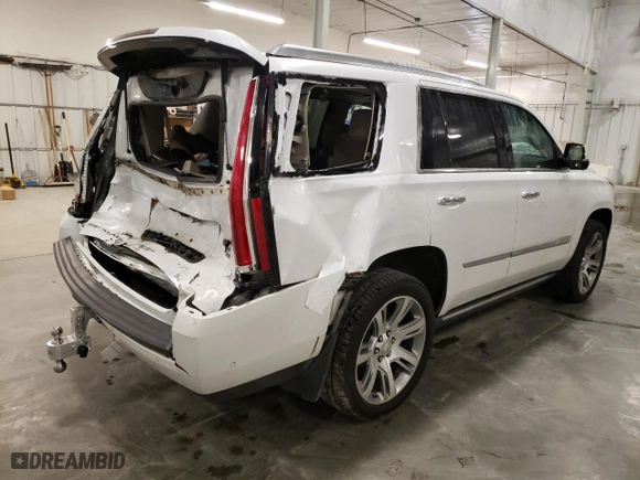 2017 Cadillac Escalade Premium Luxury with VIN 1GYS4CKJ9HR232084, listed as a Copart auction lot 78796354 with 102,708 mi miles and Salvage Title. Bid and sale history available at carsss.com. Image 3.
