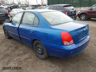 2006 Hyundai Elantra GLS with VIN KMHDN46D36U376628, listed as a IAAI auction lot 41809507 with 999,999 mi miles. Bid and sale history available at carsss.com. Image 3.