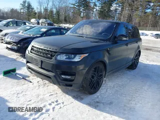 2016 Land Rover Range Rover Sport V6 Diesel HSE with VIN SALWR2KF6GA656035, listed as a IAAI auction lot 41579216 with 94,822 mi miles. Bid and sale history available at carsss.com. Image 2.