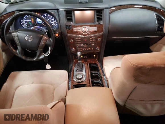 2018 Nissan Armada SV with VIN JN8AY2NC4J9550265, listed as a Copart auction lot 74970624 with 248,847 mi miles and Salvage Title. Bid and sale history available at carsss.com. Image 8.