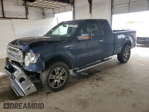 2013 Ford F-150 XL with VIN 1FTFX1EF0DFD99679, listed as a Copart auction lot 57461065 with 216,138 mi miles and Salvage title. Bid and sale history available at DreamBid. Image 1.