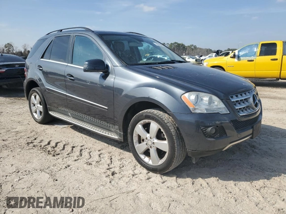 2011 Mercedes-Benz M 350 with VIN 4JGBB5GB6BA624398, listed as a Copart auction lot 45705375 with 110,699 mi miles and Salvage title. Bid and sale history available at DreamBid. Image 4.