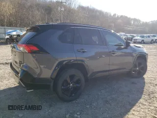 2021 Toyota RAV4 Hybrid XSE with VIN 2T3E6RFV8MW027802, listed as a Copart auction lot 49226415 with Not provided miles and Salvage title. Bid and sale history available at DreamBid. Image 3.