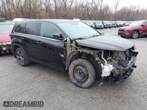2018 Toyota Highlander LE with VIN 5TDBZRFH7JS835432, listed as a IAAI auction lot 40852130 with 139,136 mi miles and . Bid and sale history available at DreamBid. Image 1.